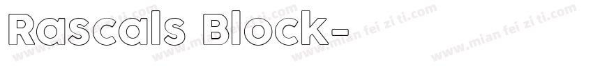 Rascals Block字体转换